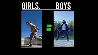 Girls vs boys || girls vs boys dance || #shorts