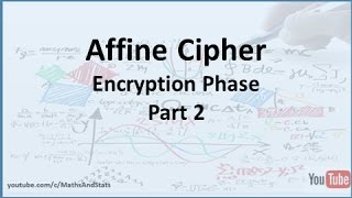Affine Cipher Encryption Phase - Part 2