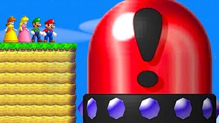 What happens if Mario, Luigi & Princesses press the Ultimate !-Switch?