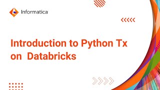 Introduction to Python Tx on Databricks