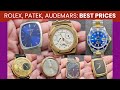 SNEAK PREVIEW: Best Prices on Vintage Patek Philippe, Piaget + Rolex and Audemars Piguet