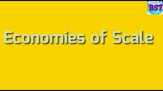 Economies of Scale II IGCSE / O'Level Business Studies