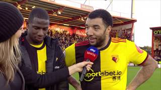 ‘I’m happy with the win but I’m starving!’ 🤣 | Troy Deeney after Watford's 3-0 win