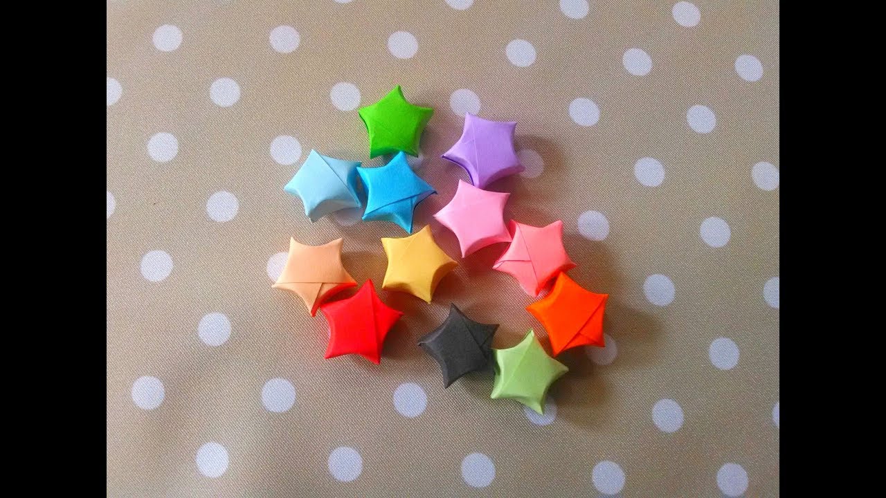 How To Make Star Origami Tutorial | Cara Membuat Origami Bintang - YouTube