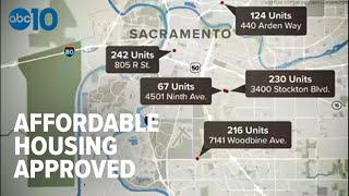 Sacramento City Council votes to approve more than 800 affordable housing units