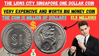 The Lions City Singapore One Dollar Coin 1982 | A Worth Money Coin