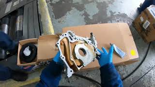 Honda Odyssey-oil pan reseal/oil pump seal, timing belt replacement. Part 5