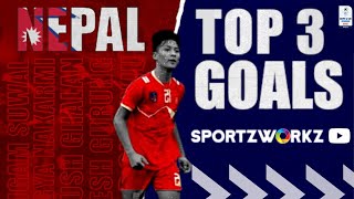 Top 3 goals of Nepal in SAFF U20 Championship 2022 || Sportzworkz