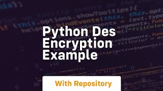 python des encryption example