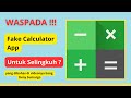 Fake Calculator App | Yang disebut di Videonya Denny Sumargo