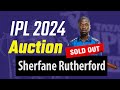 IPL AUCTION 2024: Sherfane Rutherford SOLD TO KOLKATA KNIGHT RIDERS