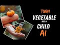 Turn vegetables into cute children. Viral AI-video Tutorial