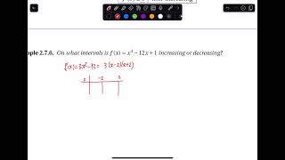 Calculus Derivatives: Intervals of Increase and Decrease | 33-1