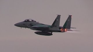 怒涛の4連発アフターバーナー離陸!!! 飛行教導隊 F-15 Eagle 新田原基地航空祭
