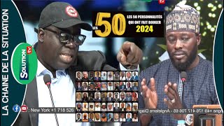 SA NDIOGOU PARMI LES 50 PERSONNES QUI ONT FAIT 2024...SA NDIOGOU RÉAGIT BOUGNOUMA LAADIONE...