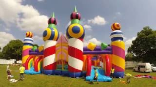 The World's Biggest Bouncy Castle Inflation Time Lapse