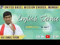 English Service || 9th January 2022 || U.B.M. Church Mumbai