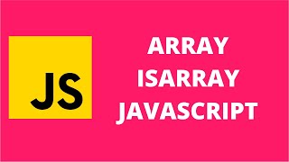 Array isArray JavaScript