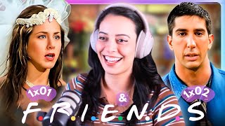 First Time Watch! FRIENDS (1994) Season 1 Episodes 1x1& 1x2 |Reaction