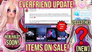 EVERFRIEND UPDATE OUT NOW! Items back on SALE, NEW HALO STORIES \u0026 CLOTHING, MAP coming SOON!