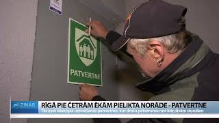 ReTV: Rīgā pie četrām ēkām pielikta norāde – patvertne