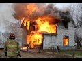 Controlled House Burn Time-Lapse