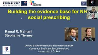 Oxford Social Prescribing Network: An interdisciplinary approach to creating an evidence base