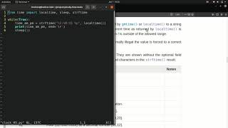 Intro to Python chapter 1.5, Building a clock
