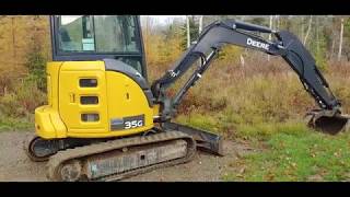 John Deere 35G excavator walk-around