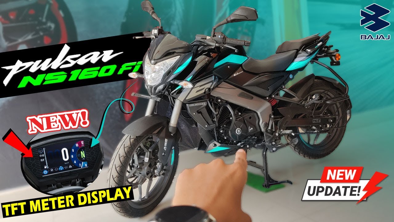 Bajaj Pulsar NS160 TFT Display 5 Inch Screen Big Update🤩Pulsat NS160 ...