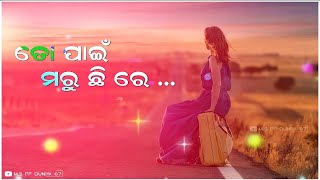 Tate kete bhala pae ( Odia female sad status ) odia breakup status // odia sad status //