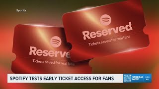 Spotify launches “Reserved” feature offering early concert tickets to top Premium users