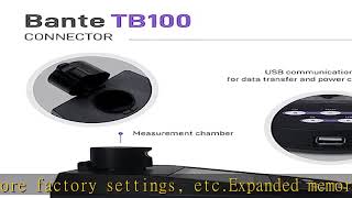 Bante TB100 Portable Turbidity Meter | Turbidimeter Kit | 2 to 5 Points Calibration, Selectable Tur