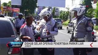 DISHUB GELAR OPERASI PENERTIBAN PARKIR LIAR