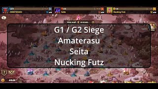 G1 / G2 Siege Amaterasu v. Seita v. Nucking Futz (10-0)