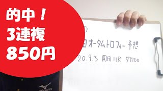 【地方競馬予想】園田オータムトロフィー(9月3日園田11R)予想