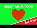 Hearts Green Screen Effects Loop- Herzen animiert Valentinstag Romantik in 4k, free