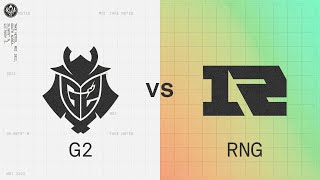 G2 vs. RNG | 2022 MSI Rumble Stage Day 1 | G2 Esports vs. Royal Never Give Up