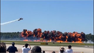 Firewalkers International Pyro Oceana Airshow 2023