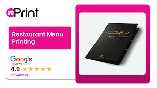 Custom Restaurant Menu Printing for your Business in UK