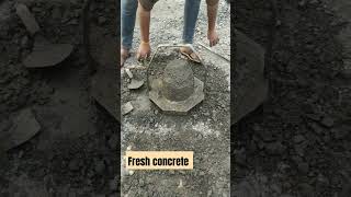 slump cone test workability test of concrete #slump #concrete #construction #youtube #ytshot