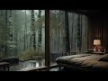 no mid roll ads soothing rain sound on the forest🌿 rain sounds for sleep study and relax