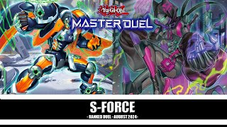 THIS DECK IS VERY DIFFICULT TO PLAY! - S-Force- Yu-Gi-Oh! Master Duel Ranked