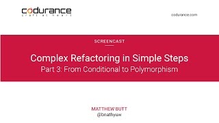 Complex Refactoring in Simple Steps — Part 2: Steps towards Polymorphism