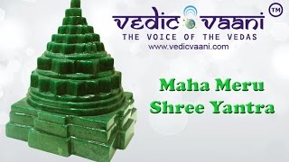 Maha Meru Shree Yantra in Green Jade Gemstone | Purchase Online at Vedicvaani.com