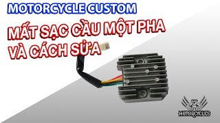 Video 113: Dạy Sửa Xe: Pal Mất Sạc Trên Xe Atila Sạc Cầu 1 Pha | MotorcyclesTV