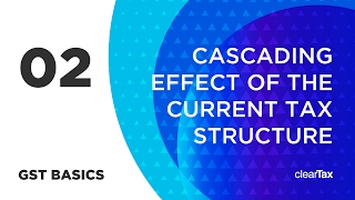 GST Basics 02 - Cascading Effect Of The Current Tax Structure