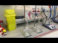 how to set up dreschel bottles to scrub chemical reactions