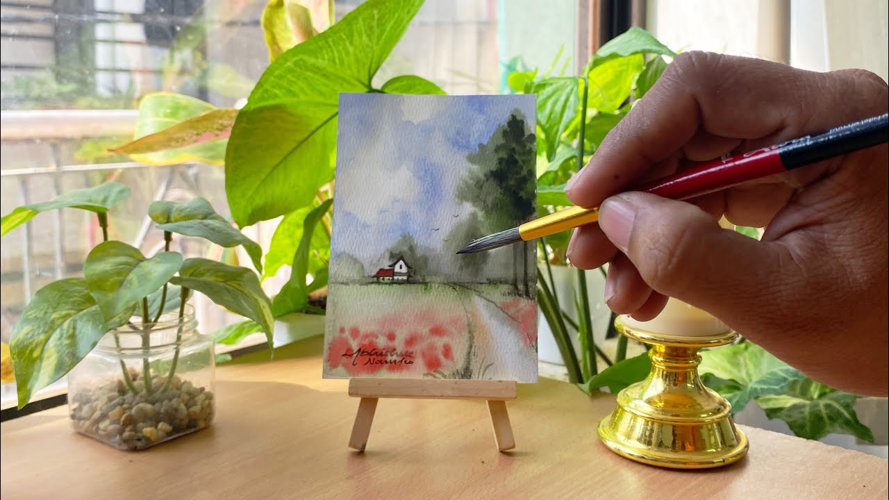 Watercolour Painting Tutorial Easy Youtube