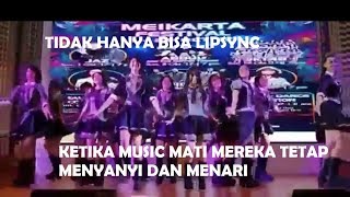 Jkt48, Insiden musik mati di acara M*ikarta saat lagu Ponytail to shushu